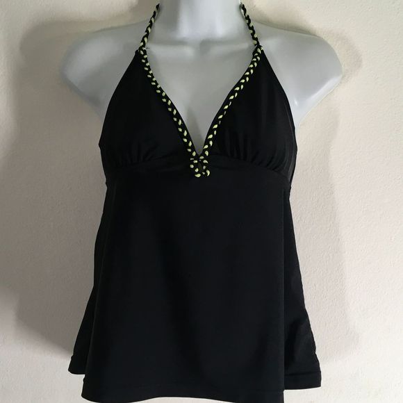 Mossimo Supply Co. Other - Mossimo Black & Lime Tankini  Top Woman's …